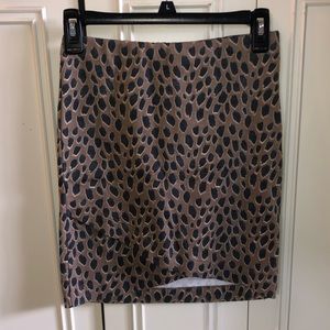 Cheetah Print Skirt
